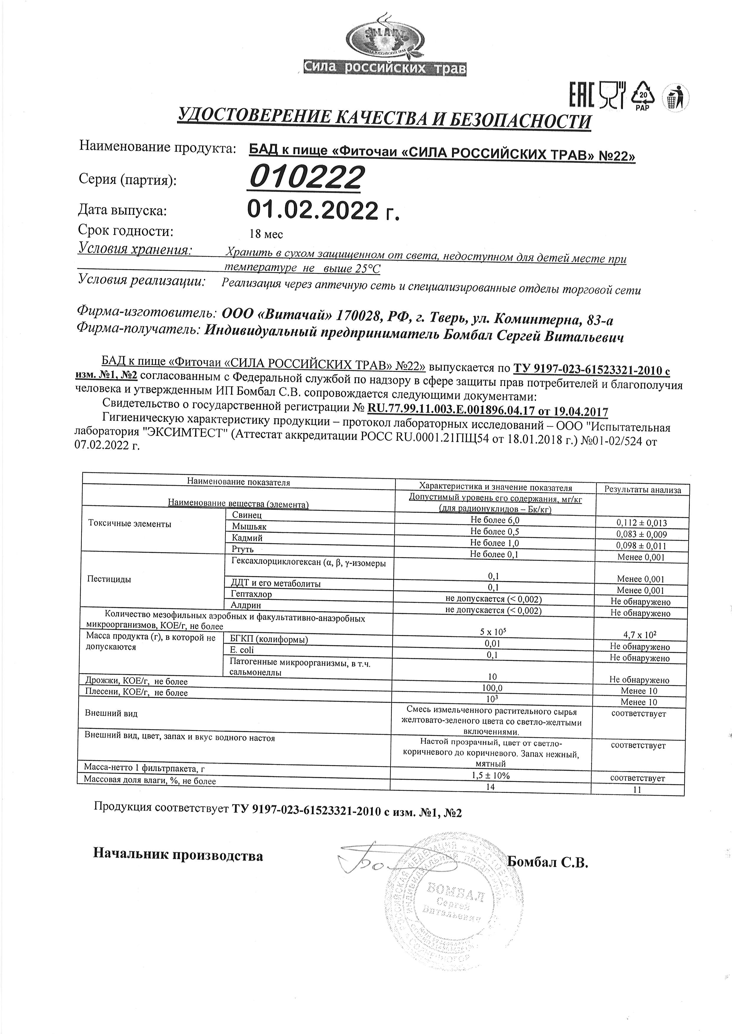 Паспорт №022022